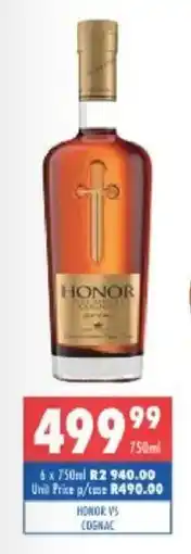 Ultra Liquors HONOR VS COGNAC offer