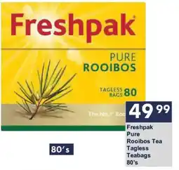 President Hyper Freshpak Pure Rooibos Tea Tagless Teabags offer
