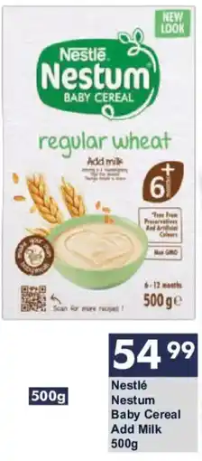 President Hyper Nestlé Nestum Baby Cereal Add Milk offer
