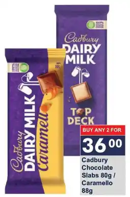 President Hyper Cadbury Dairy Milk Top Deck / Cadbury Dairy Milk Caramello offer