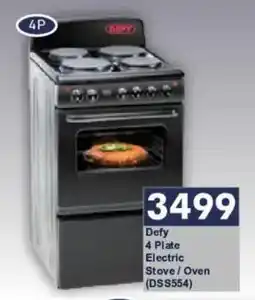 President Hyper Defy 4 Plate Electric Stove / Oven offer