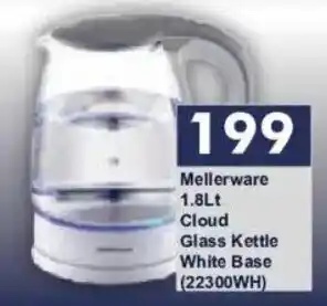 President Hyper Mellerware Cloud Glass Kettle offer