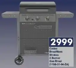 President Hyper Cadac BraaiMaxx Stratos 3 Burner Gas Braai offer