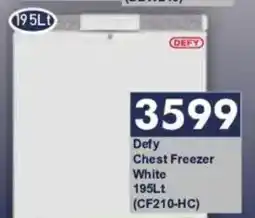 President Hyper Defy Chest Freezer White offer