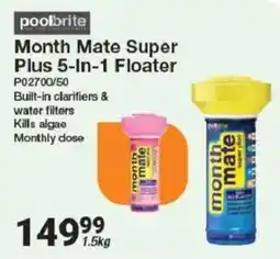 Mica poolbrite Month Mate Super Plus 5-In-1 Floater offer