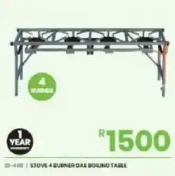 Fair Price STOVE 4 BURNER GAS BOILING TABLE offer
