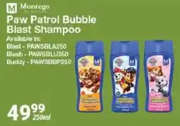 Mica Montego Paw Patrol Bubble Blast Shampoo offer