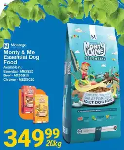 Mica Monty & Me Essential Dog Food offer