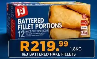 Take 'n Pay I&J BATTERED HAKE FILLETS offer