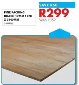 Chamberlain PINE PACKING BOARD offer