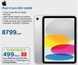 Incredible Connection iPad 11 inch Wifi 128GB offer