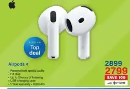 Incredible Connection Airpods 4 offer