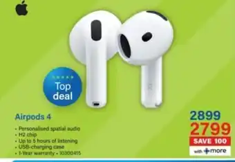 Incredible Connection Airpods 4 offer