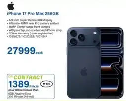 Incredible Connection iPhone 17 Pro Max 256GB offer