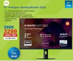 Incredible Connection Xiaomi G27i Gaming Monitor offer