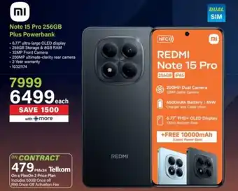 Incredible Connection REDMI Note 15 Pro offer