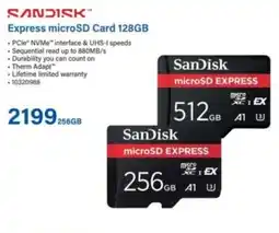 Incredible Connection SanDisk Express microSD Card offer