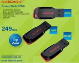 Incredible Connection SanDisk Cruzer Blade 32GB offer
