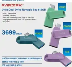 Incredible Connection SanDisk Ultra Dual Drive Navagio Bay offer