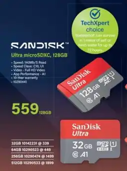 Incredible Connection SanDisk Ultra microSDXC offer