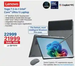 Incredible Connection Lenovo Yoga 7 2-in-1 Intel Core Ultra 5 Laptop offer