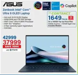 Incredible Connection Asus Zenbook Intel Core Ultra 9 OLED Laptop offer