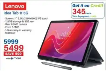 Lenovo Idea Tab 11 5G