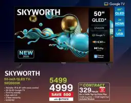 Incredible Connection SKYWORTH 50-inch QLED TV-50Q5600K offer