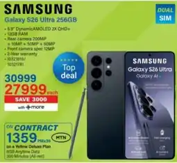 Incredible Connection SAMSUNG Galaxy S26 Ultra 256GB offer