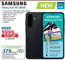 Incredible Connection SAMSUNG Galaxy A27 5G 128GB offer