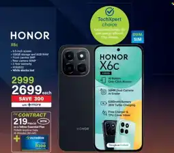 Incredible Connection HONOR X6c offer