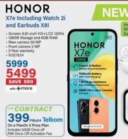 Incredible Connection HONOR X7e offer