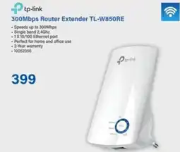 Incredible Connection tp-link 300Mbps Router Extender TL-W850RE offer
