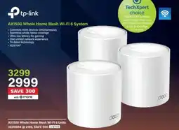 Incredible Connection tp-link AX1500 Whole Home Mesh Wi-Fi 6 System offer
