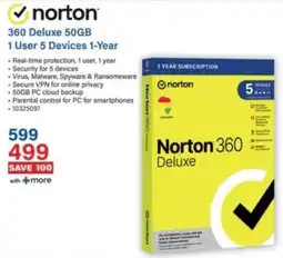 Incredible Connection Norton 360 Deluxe offer