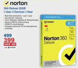 Incredible Connection Norton 360 Deluxe offer