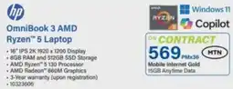 Incredible Connection hp OmniBook 3 AMD Ryzen 5 Laptop offer