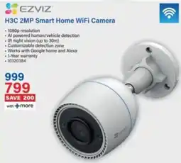 Incredible Connection EZVIZ H3C 2MP Smart Home WiFi Camera offer