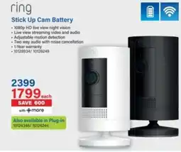 Incredible Connection ring Stick Up Cam Battery offer