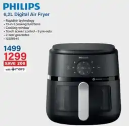 Incredible Connection PHILIPS 6,2L Digital Air Fryer offer