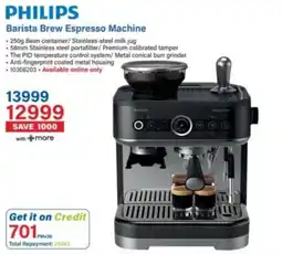 Incredible Connection PHILIPS Barista Brew Espresso Machine offer