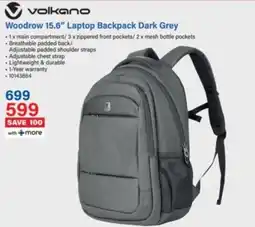 Incredible Connection Volkano Woodrow 15.6" Laptop Backpack Dark Grey offer