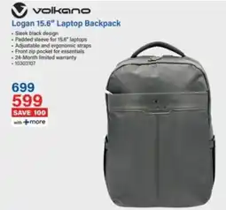Incredible Connection Volkano Logan 15.6" Laptop Backpack offer