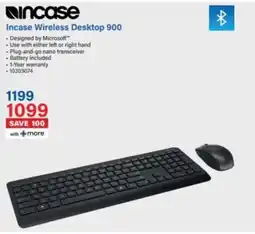 Incredible Connection Incase Wireless Desktop 900 offer