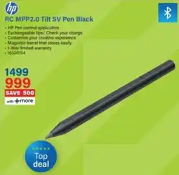 Incredible Connection HP RC MPP2.0 Tilt SV Pen Black offer