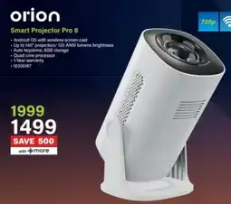 Incredible Connection Orion Smart Projector Pro 8 offer