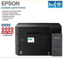 Incredible Connection EPSON EcoTank L6370 Printer offer