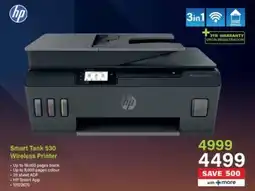 Incredible Connection HP Smart Tank 530 Wireless Printer offer