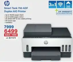 Incredible Connection HP Smart Tank 750 ADF Duplex AIO Printer offer