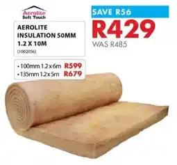 Chamberlain Aerolite Soft Touch Insulation 50MM offer